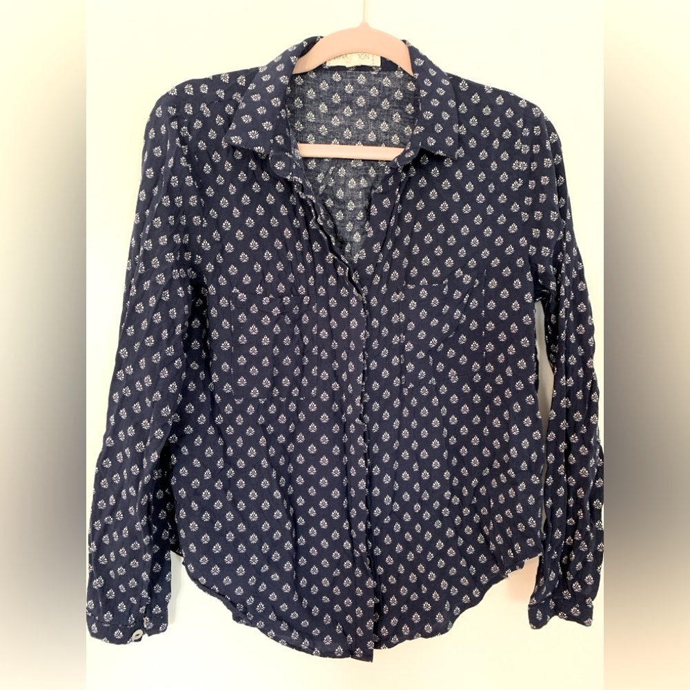 Anthropologie Luna Moon Paisley Boho Blouse